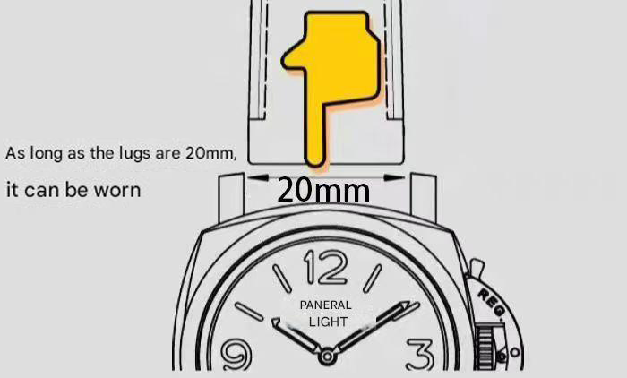 Chrome Hearts All-match Cross Print Watch Strap