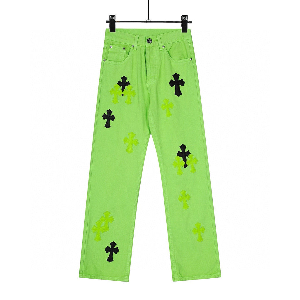 Chrome-Hearts NEW Pants 8166