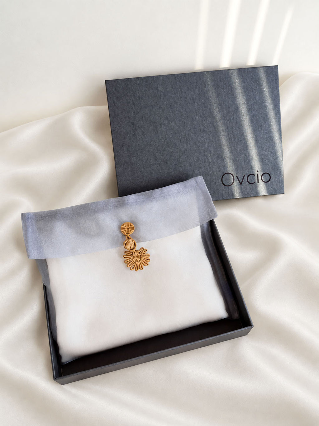 Square - Featherlight Orange Cashmere Scarf
