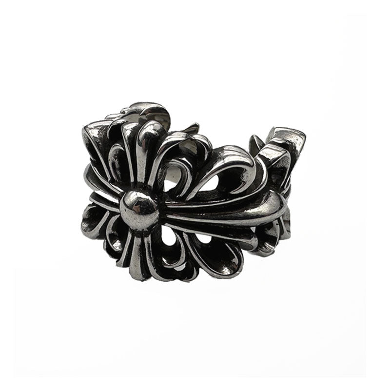 chrome hearts 925 silver retro ring