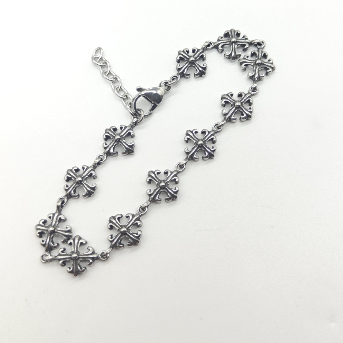 Chrome Hearts cross flower simple S925 bracelet