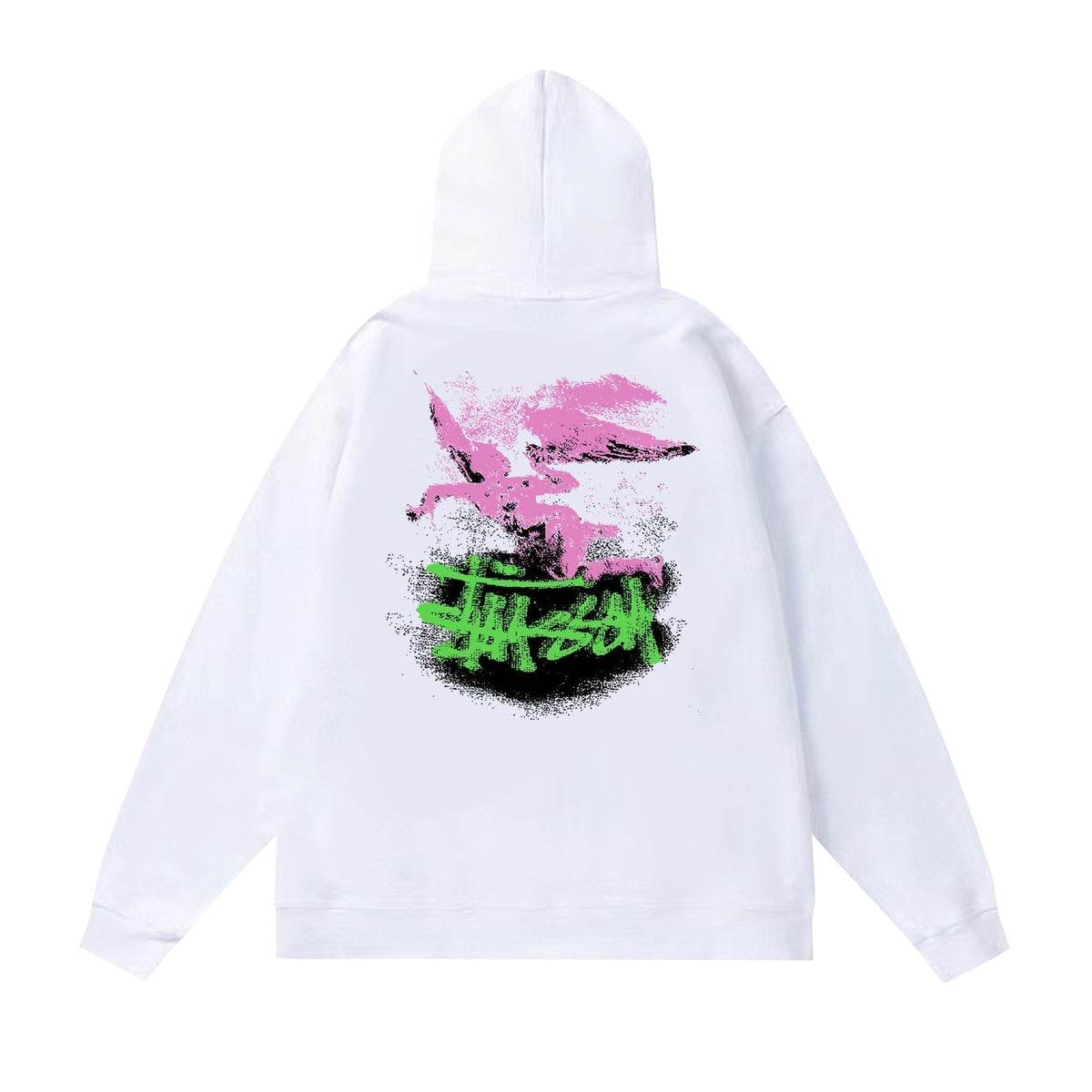 Stussy Hoodie Fall/Winter Fleece Hooded Sweater