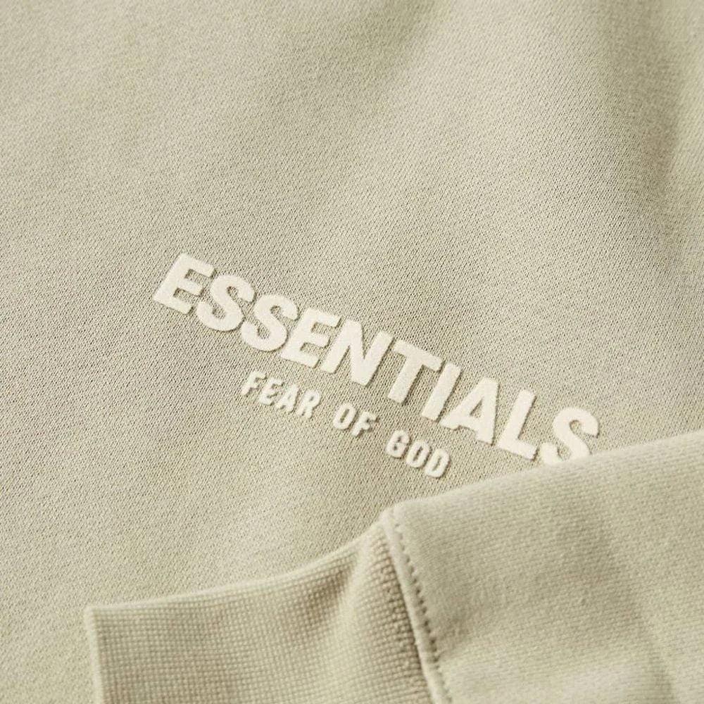 Fear of God Essentials Logo Hoodie Seafoam