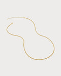 MONICA VINADER Rope-Effect Gold Vermeil Chain Necklace(Gold)